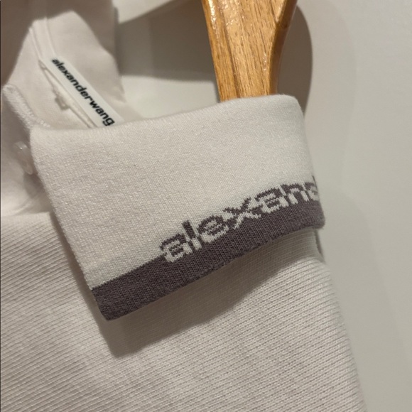 Alexander Wang Cinched Crop Cotton Polo - Picture 7 of 11